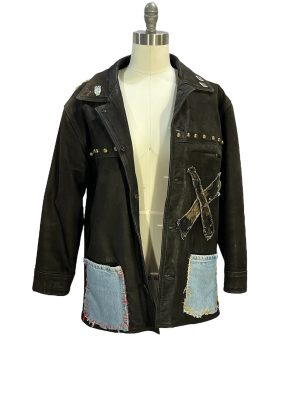 Denim Pocket Grunge Jacket -Rental