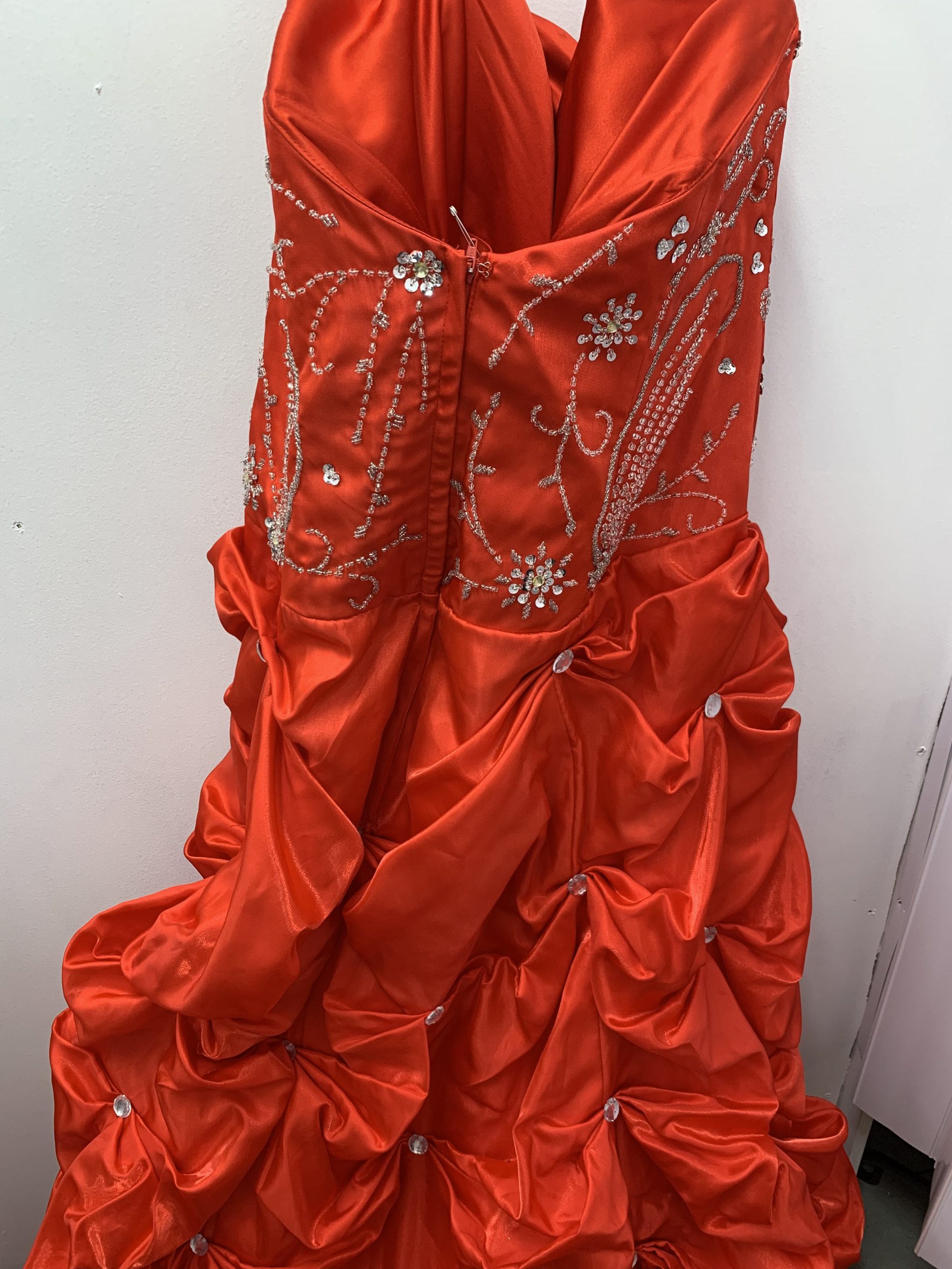 Red Satin Ball Gown | Theatre Garage