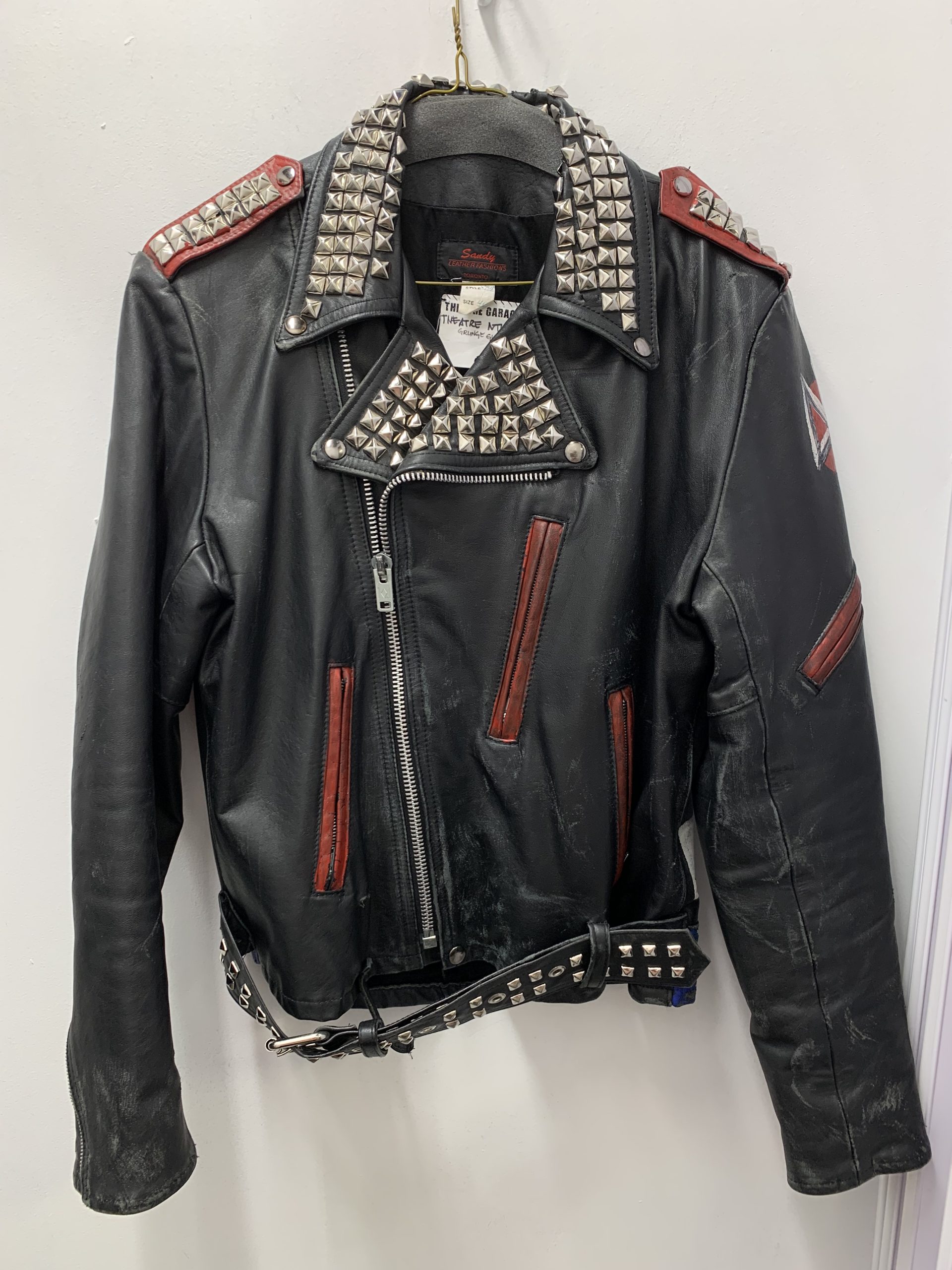 80’s Studded Leather Jacket | Theatre Garage