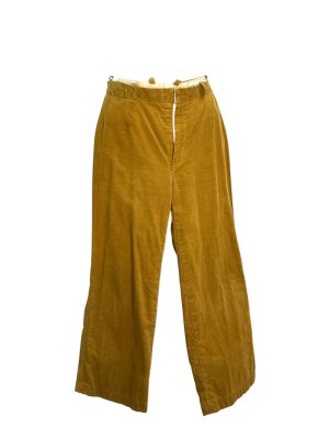 Mustard Wide Leg 70's Pants -Rental