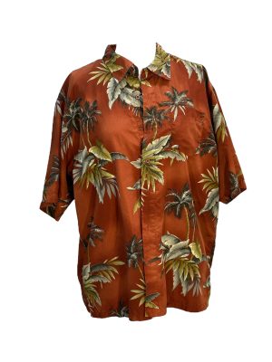 Rust Hawaiian Shirt -Rental