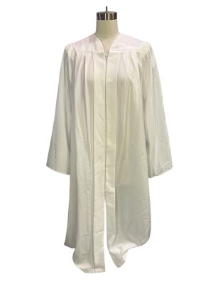 White Grad/Judge Robe -Rental