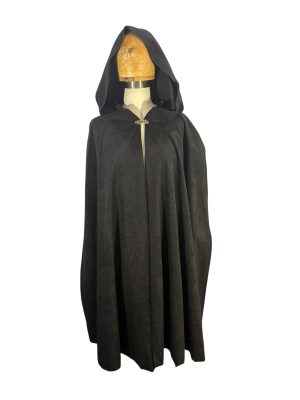 Black Cape with Silver Clasp -Rental