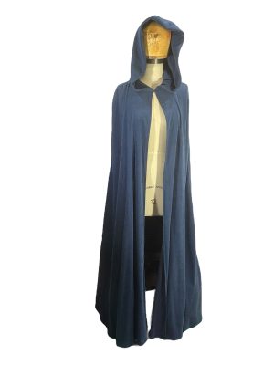 Dusty Blue Long Cape -Rental