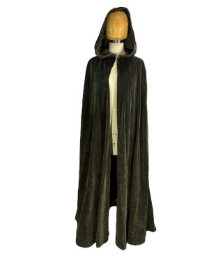 Dark Green Velvet Cape -Rental