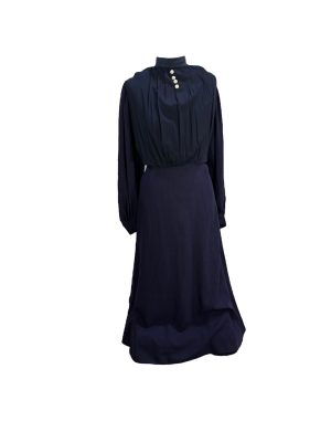 Navy Walking Dress -Rental