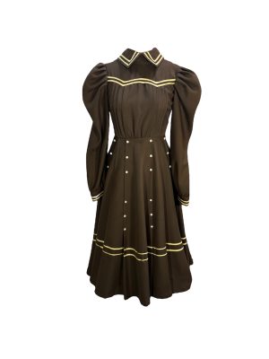 Brown Afternoon Dress -Rental