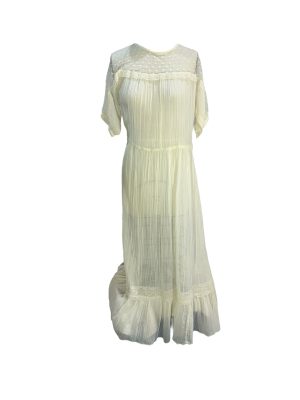 Polka Dot Cotton Tea Dress -Rental