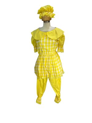Yellow Old Fashion Bathing Suit