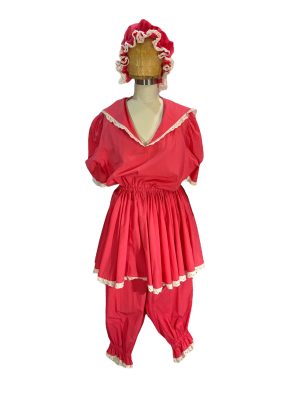 Pink Old Fashion Bathing Suit -Rental