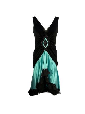 Teal Velvet Flapper -Rental