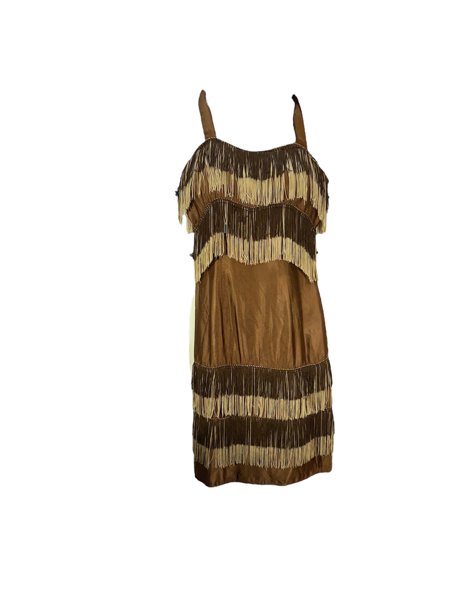 Fringed Brown Flapper -Rental