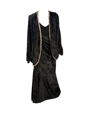 Velour Dress and Jacket