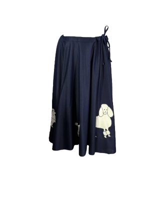 Navy Poodle Skirt -Rental