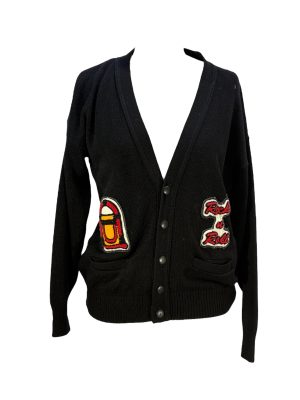 Sock Hop Sweater (Red Appliques) -Rental