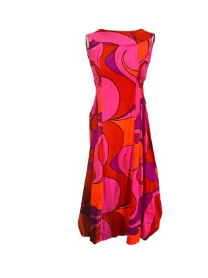 Psychedelic Hot Pink Dress -Rental