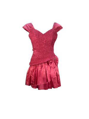 Pink Textured Bodice Dress -Rental