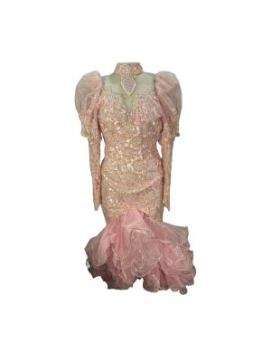 Pink Sequin Mermaid Dress -Rental