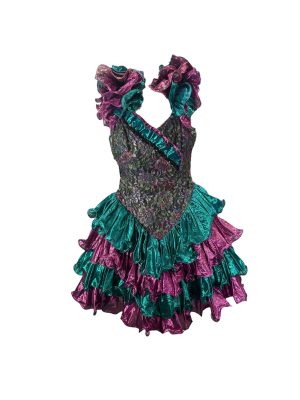 Multi Color Lame Dress -Rental