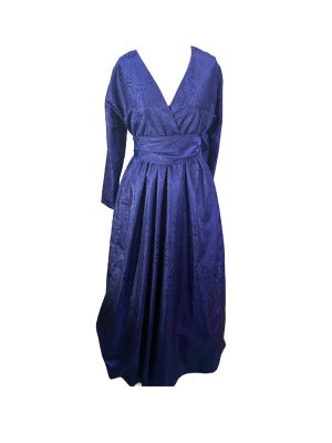 Purple Woodgrain Dress -Rental