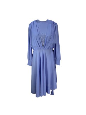 Periwinkle Purple Chiffon Dress -Rental
