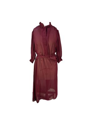 Sheer Burgundy Dress -Rental