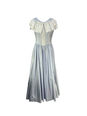 Baby Blue Cotton Dress -Rental