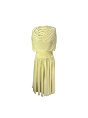 Cream Ruffle Dress -Rental