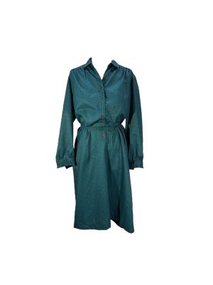 Green, Purple and Pink Patterned Dress -Rental