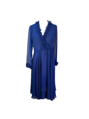 Indigo Sheer Dress -Rental