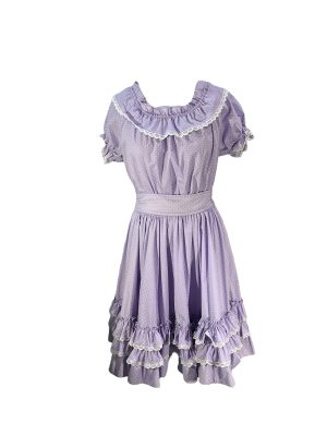 Lavender Polka Dot Villager -Rental