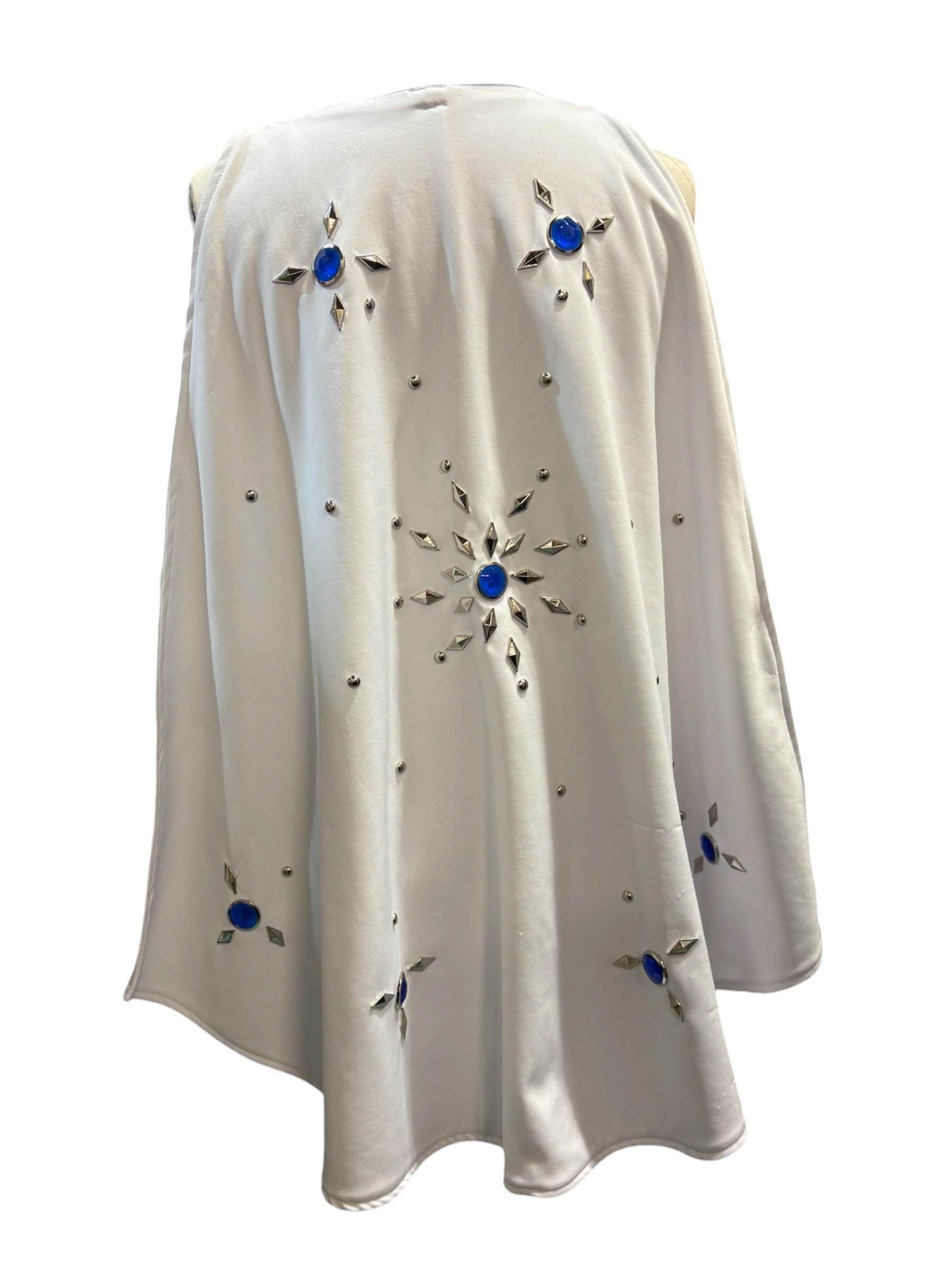 White and Silver Elvis Jumpsuit -Rental