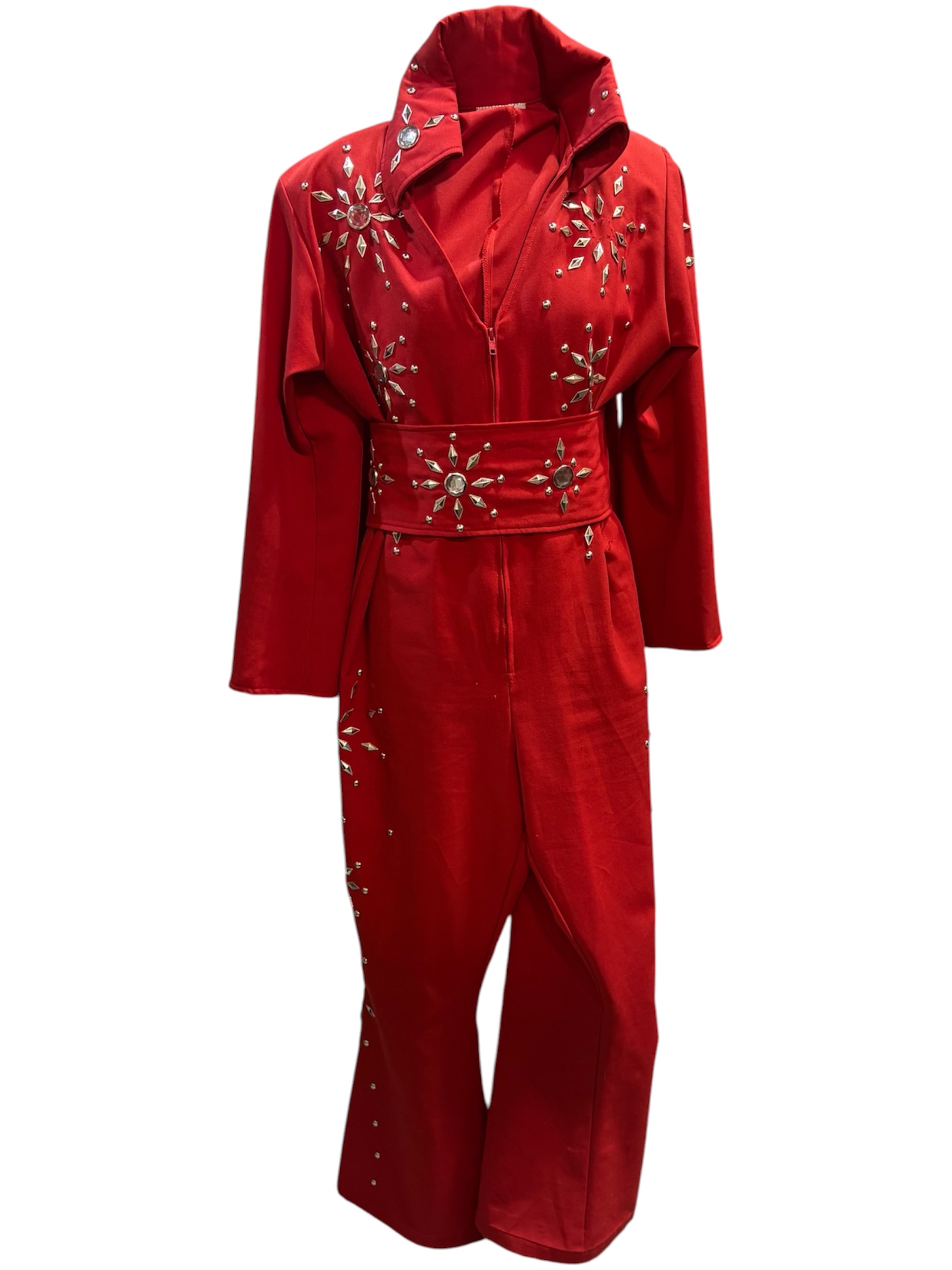 Red and Silver Elvis Jumpsuit -Rental