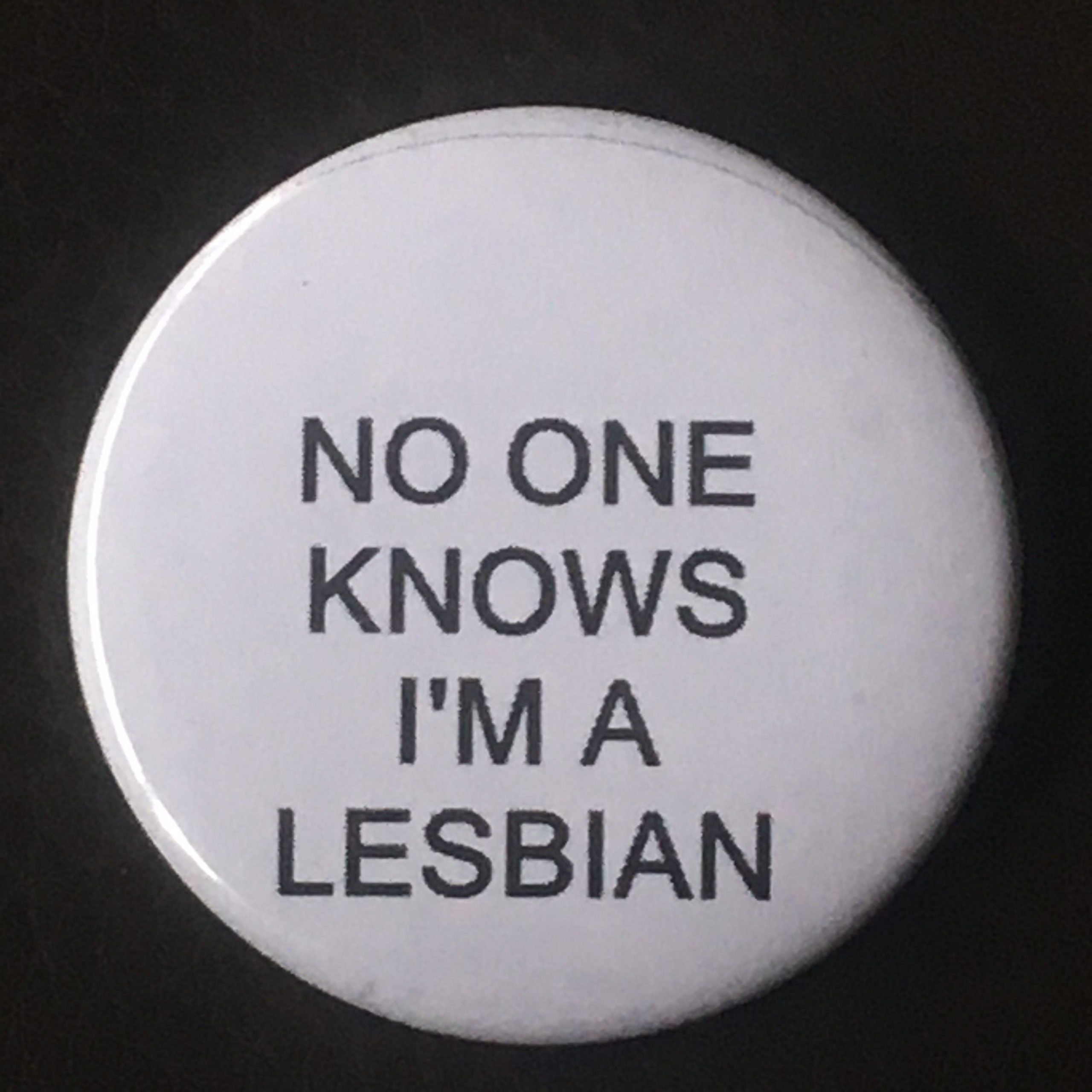 I M A Lesbian Pin Theatre Garage