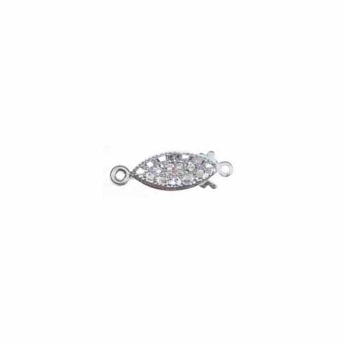 Flat Clasps - 2 sets - Silver