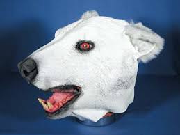Latex Polar Bear Mask