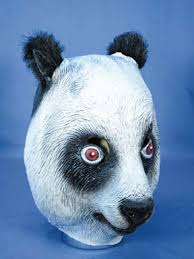 Latex Panda Mask