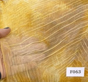 F063 Yellow and Orange Crinkle