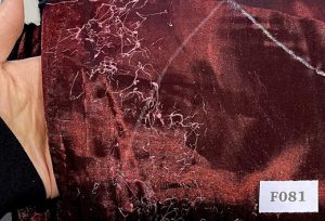 F081 Crimson with White