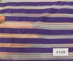 F149 Purple and Transparent Stripes