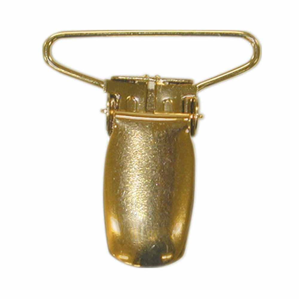 2pc ELAN Gold Suspender Clips 25mm (1″) Theatre Garage