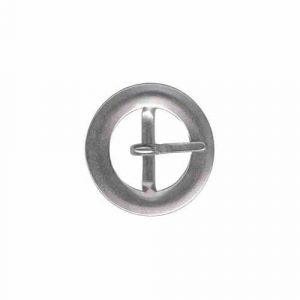 ELAN Round Buckle - 20mm (3⁄4″) - Silver