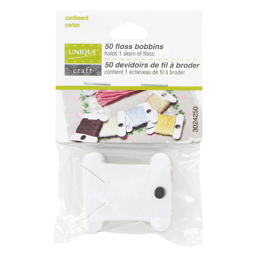 DMC Plastic Bobbins 28 Pack Theatre Garage