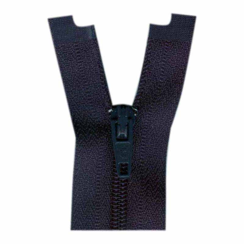 General Purpose One Way Separating Zipper 23cm (9″) - Navy