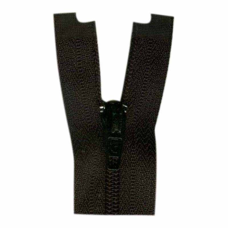 General Purpose One Way Separating Zipper 23cm (9″) -Black