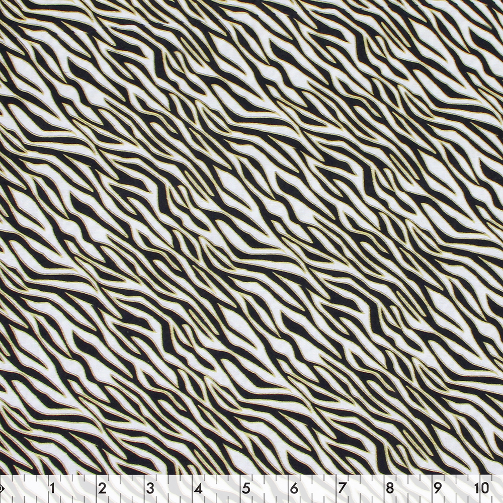 N-F806 Zebra Print with Gold