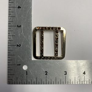 Gold Buckle with gemstones