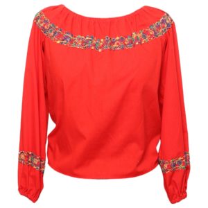Red Villager Blouse -Rental
