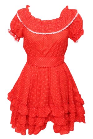 Polka-Dot Villager Dress -Rental