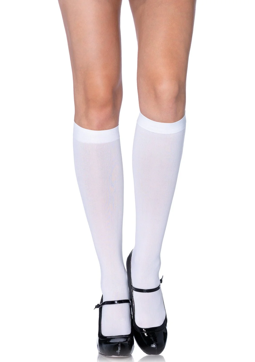 White Knee High Socks